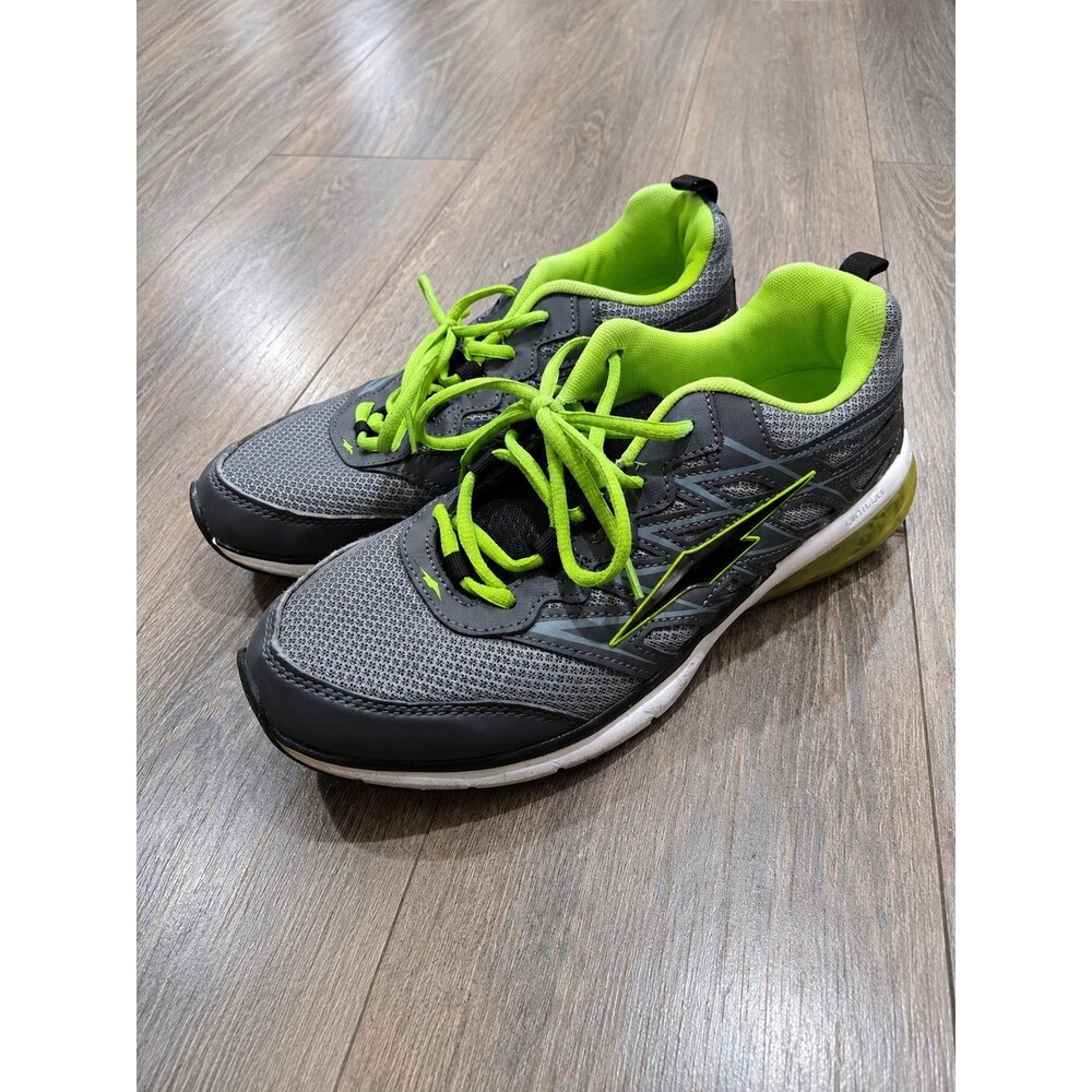 AVIA Men's Size 8 Gray Green Athletic Running Walking Shoes Lightweight Mesh